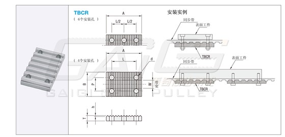 GAIGI蓋奇齒板TBCR型